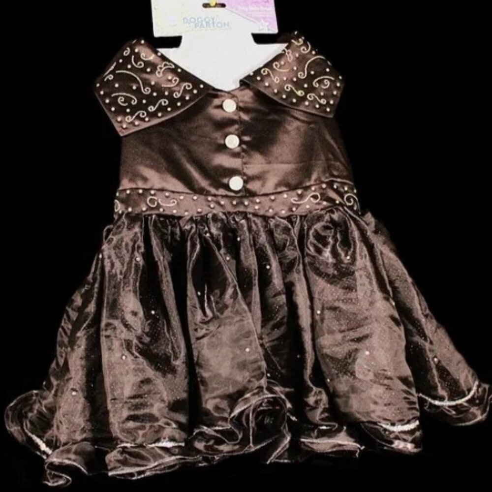 NWOT Dolly Parton Black Dog Gala Dress Size Large